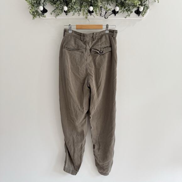 Women’s Everlane Tapered Green Pants Size 4 H634 - Picture 4 of 4